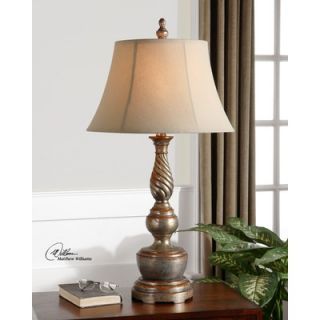 Uttermost Revere Table Lamp in Lightly Antique Silver Champagne