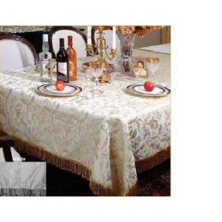 Violet Linen Luxury Damask Design 90 Round Tablecloth   Luxury