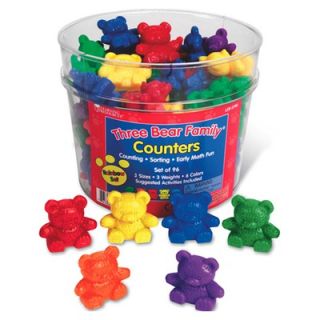  Resources Three Bear Family Rainbow Counters (Set of 96)
