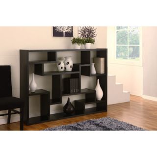 Hokku Designs Deangelo Display Stand/Bookcase/Room Divider in Black