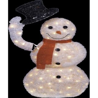 Decra Lite LTD Animated Long Lighted Snowman   6810108X
