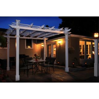 Yardistry 12 x 12 Flat Roof Pergola Room Kit