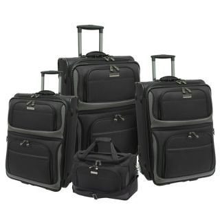 Lightweight 4 Piece Luggage Set