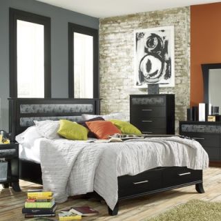 Lang Furniture Black Earth Panel Bedroom Collection   LTL BLA BA110