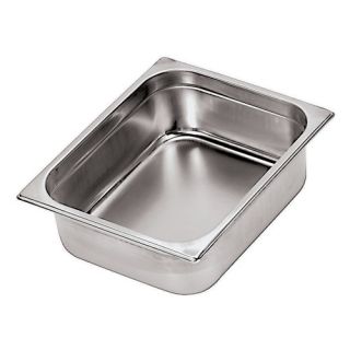 Stainless Steel Hotel Pan   2/1 in Silver