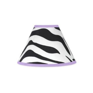 Sweet Jojo Designs Purple Funky Zebra Lamp Shade