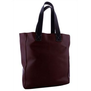Leatherbay Leather Shopping Tote in Dark Brown