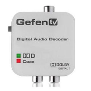 Gefen Converts Dolby Digital Audio to Stereo Analog Audio   GTV DD 2