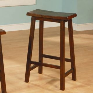 Wildon Home ® 29 Backless Wooden Barstool in Walnut