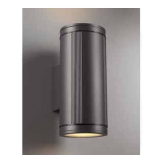 PLC Lighting Meridian Outdoor Wall Sconce   1884 Clear BZ / 1884