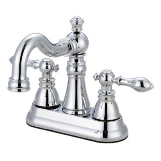 Water Creation Centerset Bathroom Faucet with Double Handles