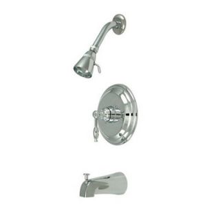 Elements of Design Volume Control Tub and Shower Faucet with Knight