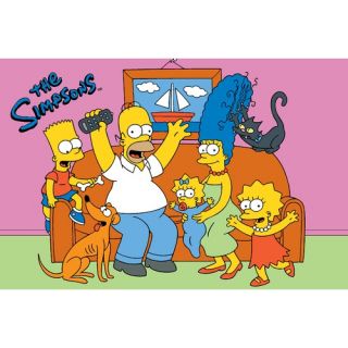 The Simpsons Family Fun Time Kids Rug