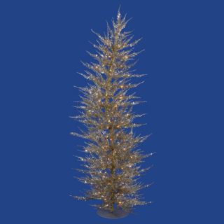 Vickerman Flocked Georian Fir 6 Artificial Christmas Tree