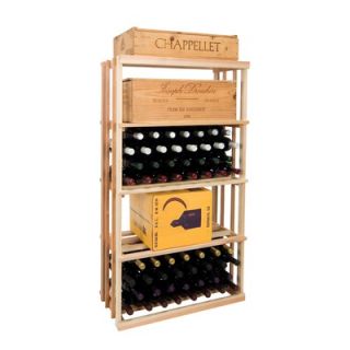 Wine Cellar Vintner Series 1 Column Rectangular Bin and Case Wine Rack