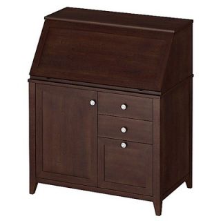 kathy ireland by Bush Grand Expressions Secretary Desk with File