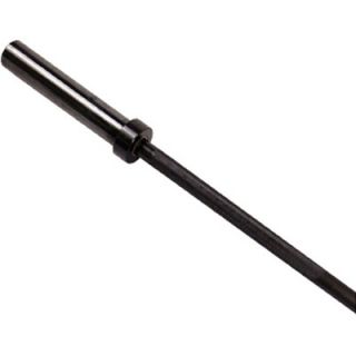 Cap Barbell 5 Deluxe Black Straight Bar with Bronze Bushings   OBT
