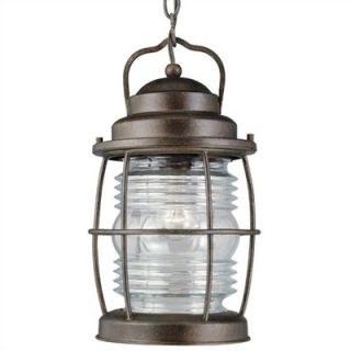 Kenroy Home Beacon Hanging Lantern in Gilded Copper