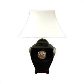 Oriental Furniture Song Dynasty Square Jar Lamp   LMP JCO X3368