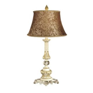 Dale Tiffany Victorian One Light Table Lamp in Brussels Lace