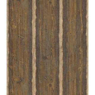  Home Fashions Northwoods Firewood Stripe Wallpaper   145 41382