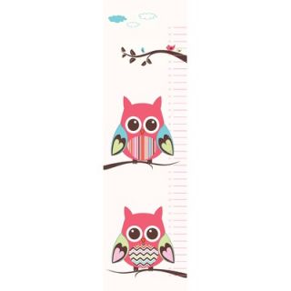 Secretly Designed Belly Owl Growth Chart Wall Decal   WA146 GC
