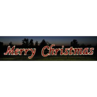 Holiday Lighting Specialists Merry Christmas Script in Warm White