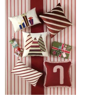 Eastern Accents Candy Cane Mod Presents Decorative Pillow