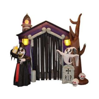 BZB Goods 8.5 Halloween Inflatable Haunted House