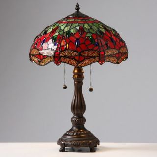 Warehouse of Tiffany Red Dragonfly Table Lamp   NC142777 615M