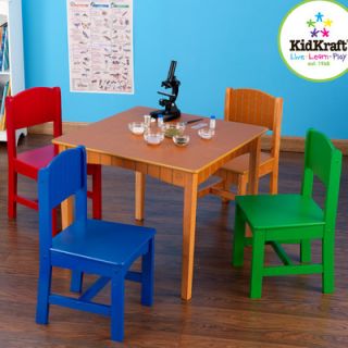 KidKraft Nantucket Kids 5 Piece Table and Chair Set