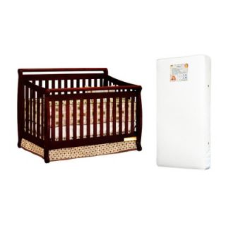 AFG International Furniture Amy 3 in 1 Crib w/ Toddler Guardrail and