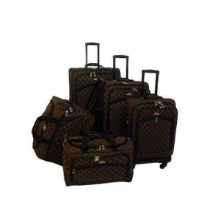 American Flyer Madrid 5 Piece Spinner Luggage Set