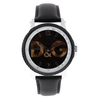 Dolce & Gabbana Sestriere D&G Mens Watch with Leather Strap