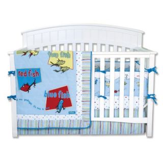 Trend Lab Dr. Seuss 4 Piece Crib Bedding Set