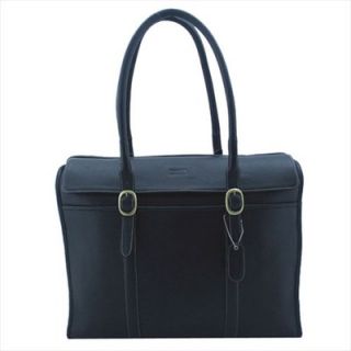 Leatherbay Executive Laptop Bag in Black