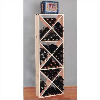 Wine Cellar Country Pine Solid 132 Bottle Wine Rack