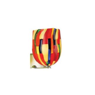 WAC Couture Dome Glass Shade in Multicolor