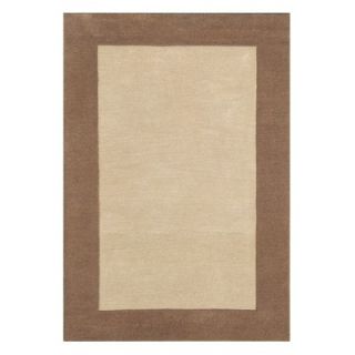 nuLOOM Natura Solo Thick Border Taupe Rug