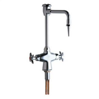 Chicago Faucets Laboratory Single Hole Faucet with Cast Swing Spout