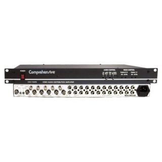Comprehensive 1x10 Video/Stereo Audio Distribution Amplifier