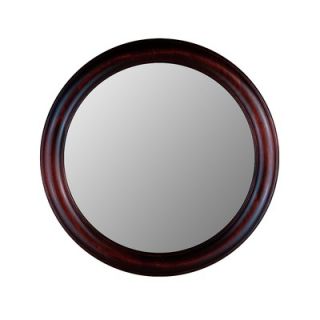 Hitchcock Butterfield Company Round Mirror in Cherry