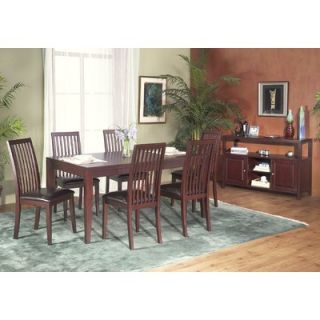 Alpine Furniture Anderson Dinette Table with Leaf in Medium Cherry