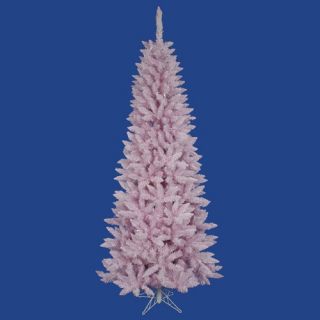 Flocked Pink Spruce 7.5 Artificial Christmas Tree