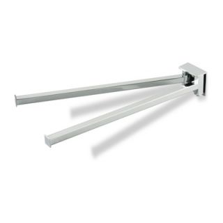 Stilhaus by Nameeks Urania Wall Mounted Swivel Double Towel Bar in