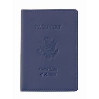 Royce Leather Debossed Man Made Leather Passport Jacket   204 11