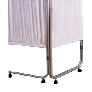 Presco Four Panel Privacy Screen with Casters