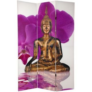 Oriental Furniture Double Sided Thai Buddha Room Divider   CAN THAI1