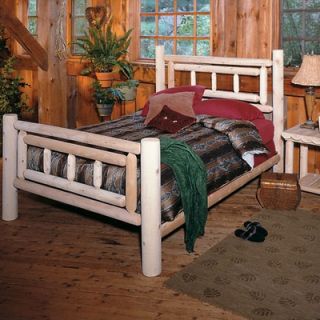 Rustic Cedar Deluxe Log Slat Bedroom Collection   238 Series