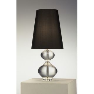 Robert Abbey Claridge Lantern Table Lamp with Black Shade